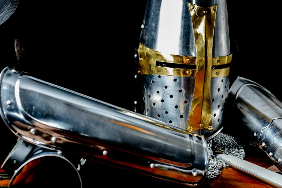 Photo weapons and armor history