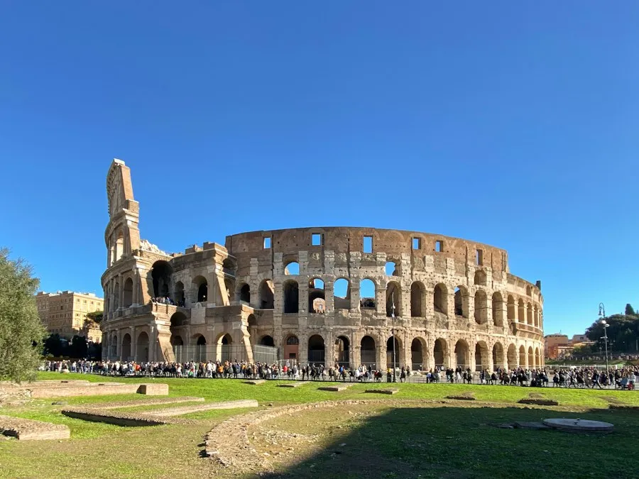 Photo Colosseum Rome history architecture