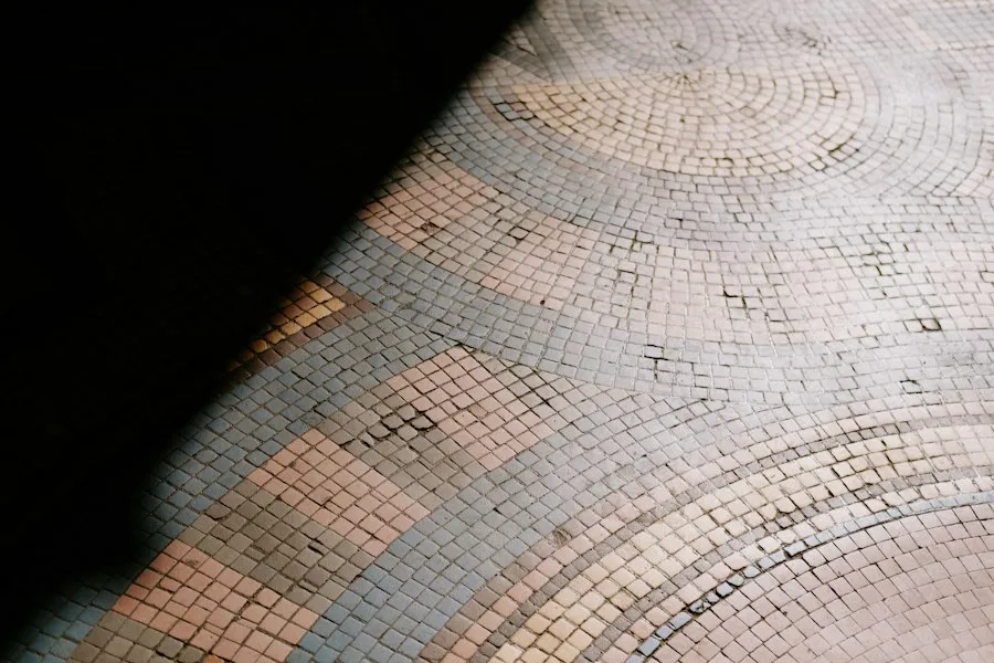 Photo Roman mosaic art mistakes